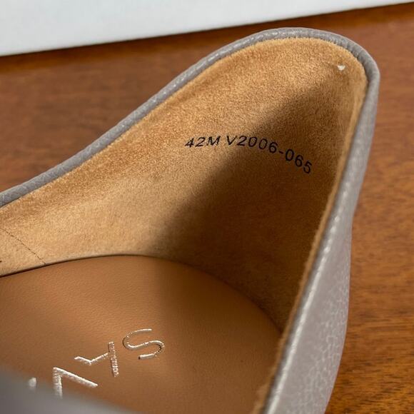 New SAVA x SoftWalk Neve Sneaker in Grey Leather Women's Size EU 42 - Picture 7 of 8